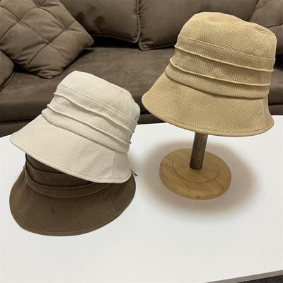 Bucket Hat Women's New Early Autumn Fashion Versatile Bucket Hat Shows a Small Face Casual Sunshade Basin Hat Women's Tide