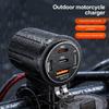 Waterproof  Motorcycle Handlebar USB Charger Lighter Adapter 12V Power Socket Type-C Quick Charger for Car Boat ATV