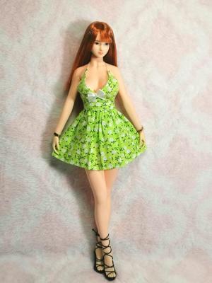 Scale Action Figure Compatible with TBLeague Body DMTOYS Beautiful Girl Fashion Sexy Floral Mini Skirt Body and Shoes Not [TOYBARJAPAN] 1/6 One-piece