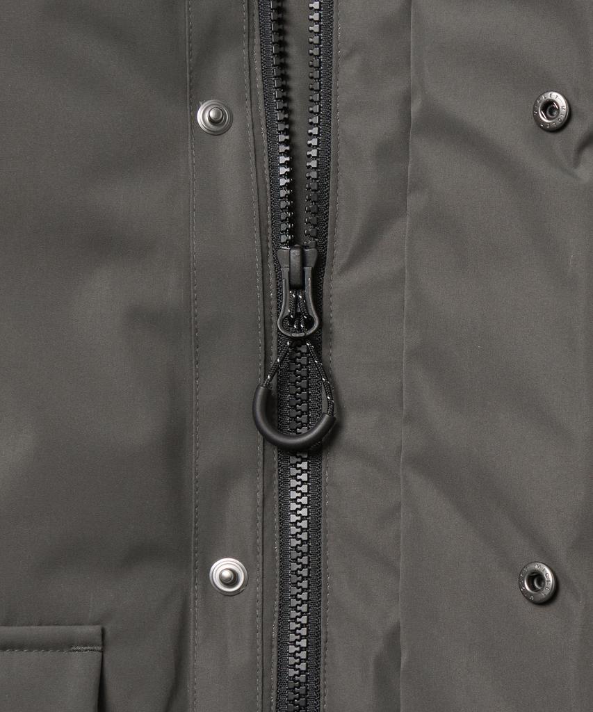 Musinsa Standard [City Leisure] Non-Quilted Down Short Padded Jacket [Mud Grey]
