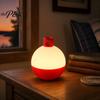 Decorative Desk Lamp for Anglers Fishing Bobber Night Light, 3D Printed Rotating Fish Ball Lamp, Soft Warm Glow Relaxing Bedside Lighting Table Light