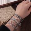 Tassel Retro Multilayer Bracelet Delicate Beads Bangles Vintage Ethnic Style Bracelet  Lady