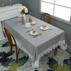 Florals Pattern Tablecloth Waterproofs Materials Quick Cleaning Solution For Kitchen Dining Room