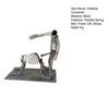 Spring Man Desk Toy Hilarious Interactive Stress Relief Toy Desktop Flexible Spring Figure Decoration Prank Gift for Friends