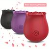 1pc ALWUP Rose Sucking Vibrator for Women, Rechargeable Battery Powered Clitoral Stimulator with 10 Modes