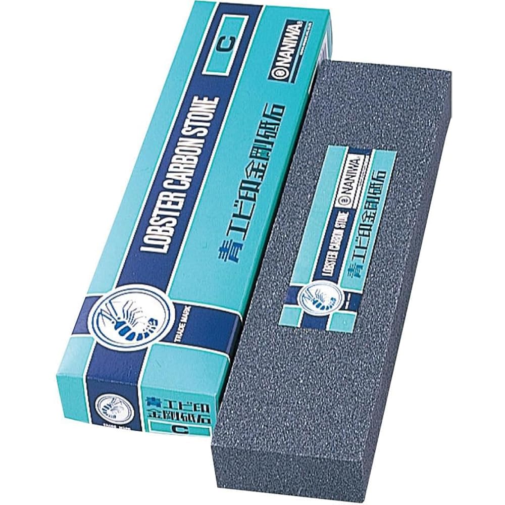 Naniwa Grinding Industry, Blue Shrimp Stamp, Kongo Whetstone, C Square, 1 Knife, Small Size, HA-0430
