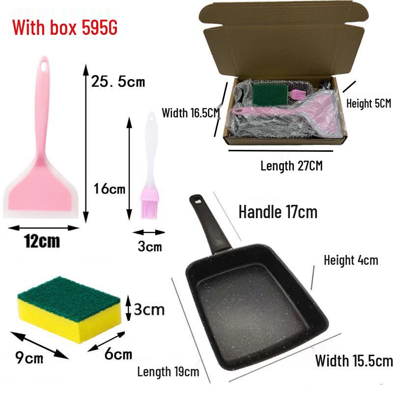 ZISIZ Japanese Tamagoyaki Omelet Frying Pan