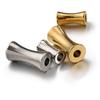 20pcs 10pcs Stainless Steel Tube Spacer Beads Gold Color Barrel Drum Beads Charms for Necklace Bracelet Jewelry Making DIY