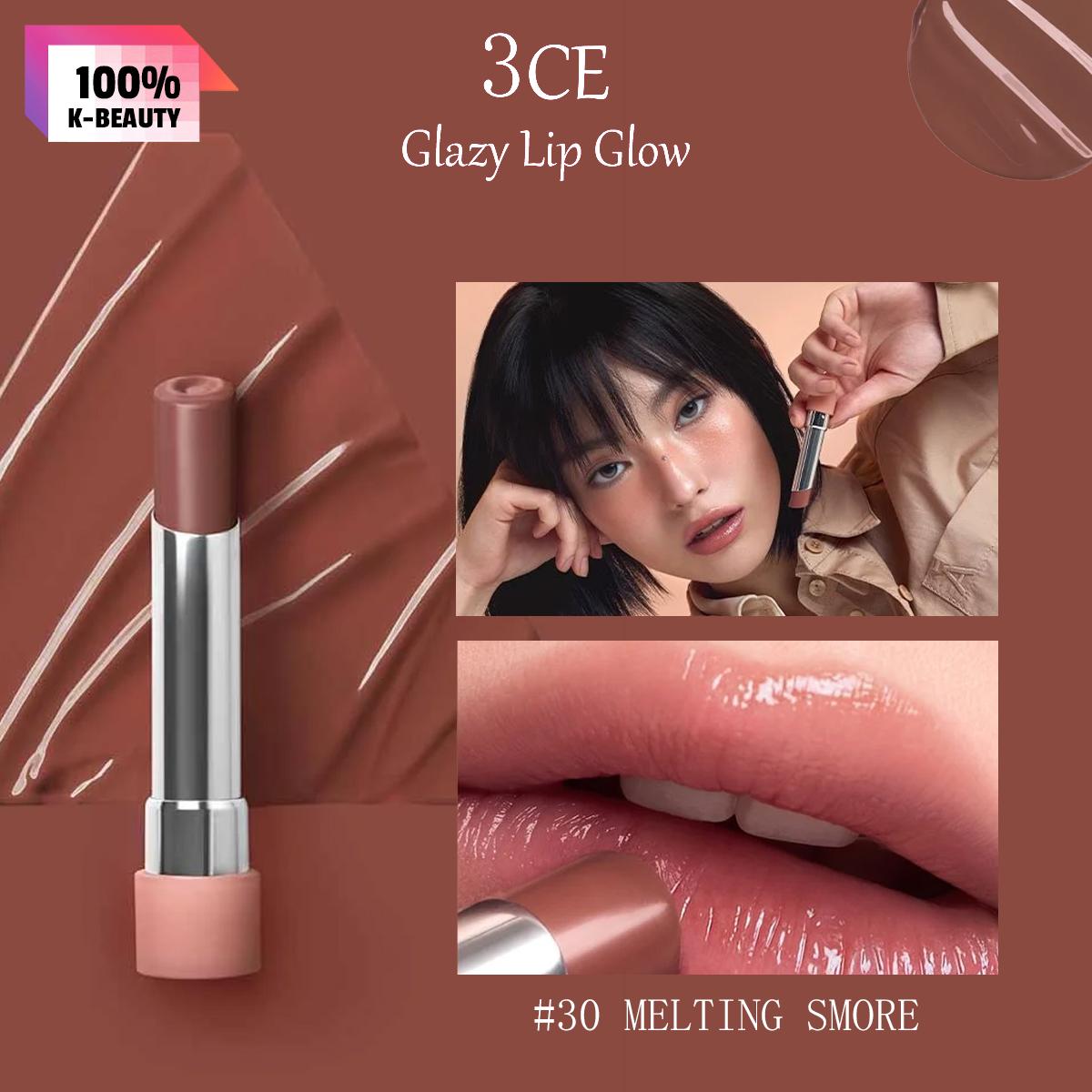 3CE Glazy Lip Glow 3,2 г / 0,11 унции.