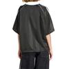 adidas Originals 3 Stripes Jacquard Knit V-Neck T-Shirt Women Tops KD2904