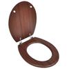 Toilet Seats Wc Toilet Seat Mdf Lid Simple Design Brown