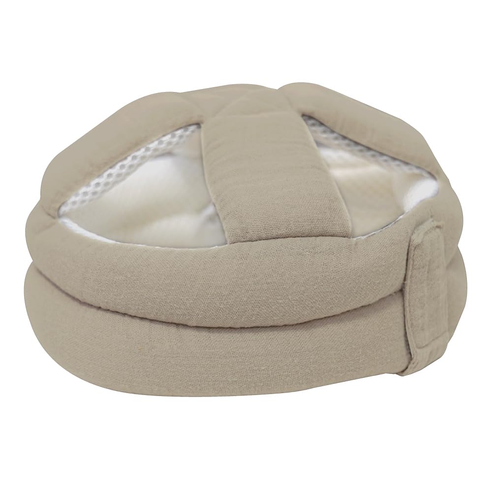 

regalo Baby Baby Head Prevents Bumps and Indoor Natural Helmet, Guard, Protector, Falls, Washable, Use, (Taupe)