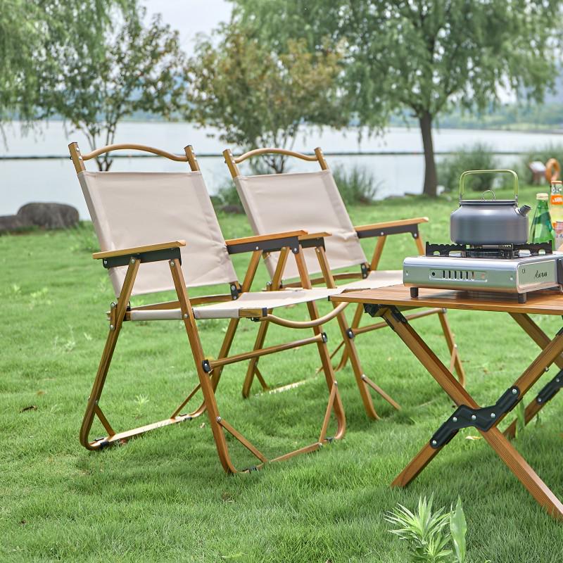 Ultralight Aluminum Folding Kermit Chair with Table for Outdoor Camping and Leisure Travel