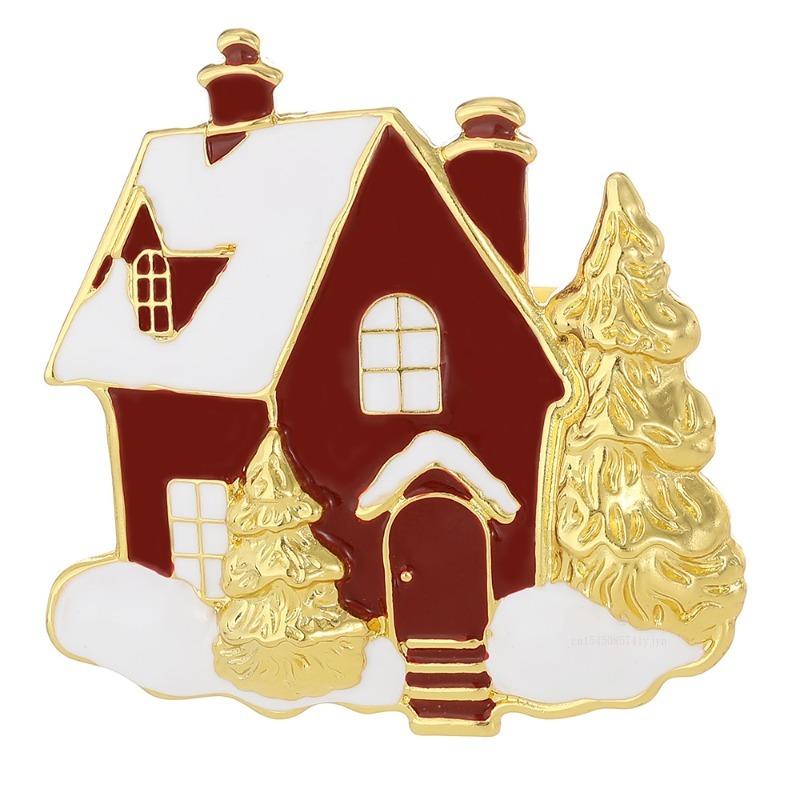 New House Napkin Ring Creative Versatile Napkin Rings for Christmas Hotel Western Restaurant Table Napkin Holder for Christmas