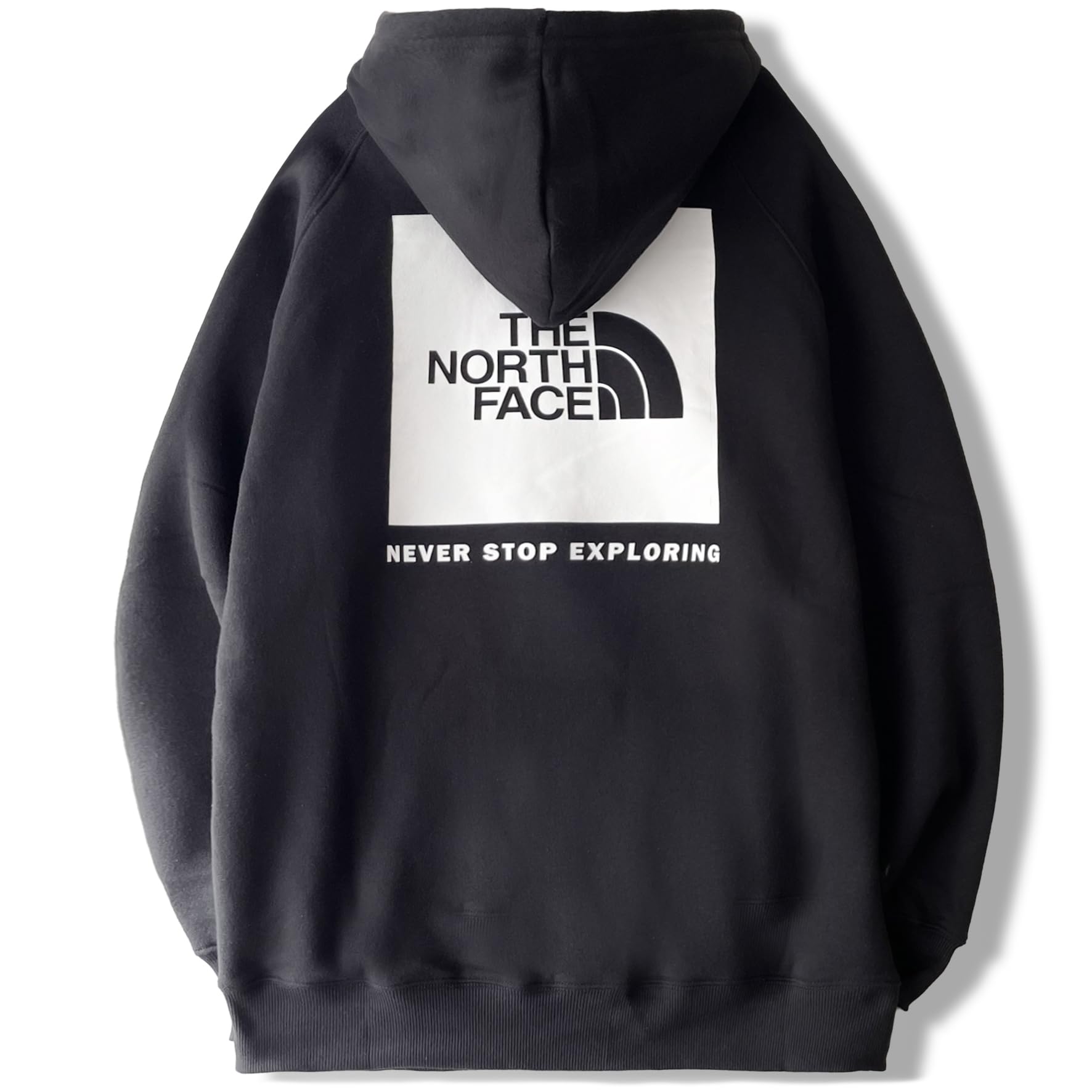 

Худи North с принтом на спине, логотип в рамке, черный, BOX NSE пуловер TNF черный, размер S [The Face] Женское худи, [Б/у]