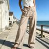 Women's Casual Color Wide Leg Pants Relaxed Loose Fit Trousers for Everyday Wear