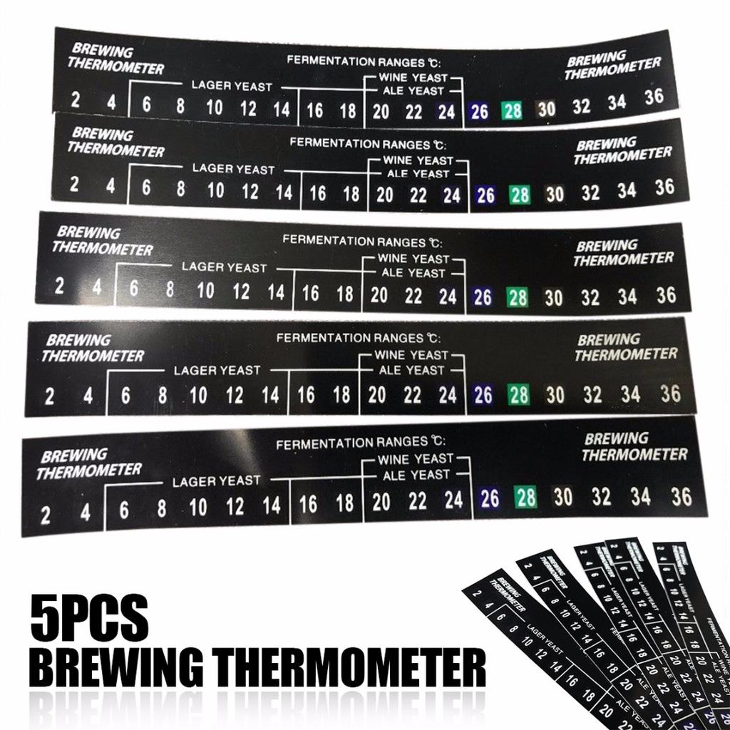 Buy Maijiabao 5pcs Adhesive LCD Thermometer Homebrew Brewing Beer