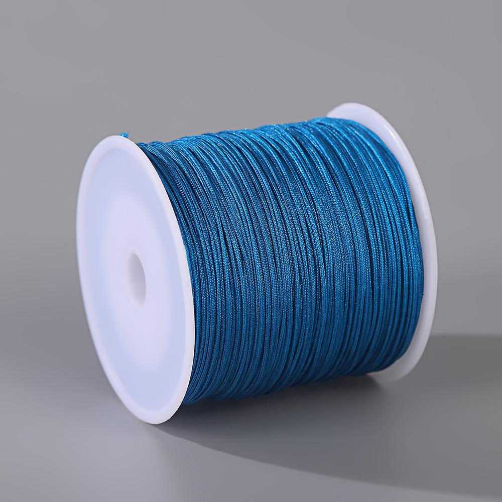 Fatto a mano No. Filo di Giada 72 - Cordino Resistente all'Usura da 0,8 mm per Artigianato di Gioielli, Corda per Mani, Braccialetti, Collane Fai-da-Te, 50m