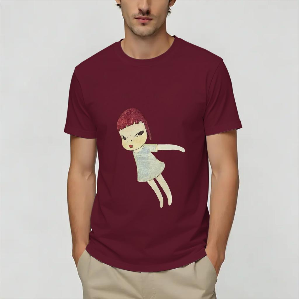 Yoshimoto Naras TShirt Summer Fashion T Shirts Unisexs Cotton Round Neck Oversize Tees Short Sleeve Streetwear Tops