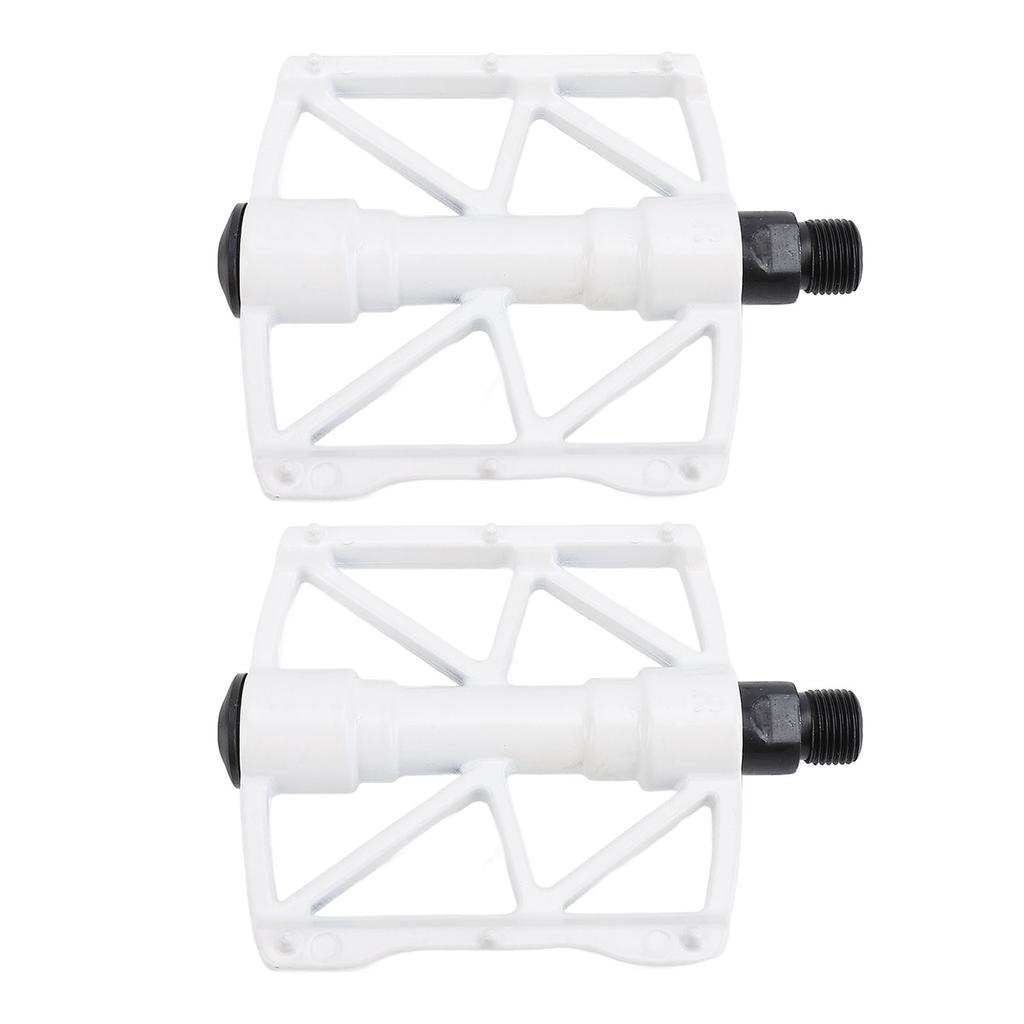 1 Pair Cycling Pedals Double Side Non Slip Pins Aluminum Alloy Hollow Foot Pedal for Mountain Road