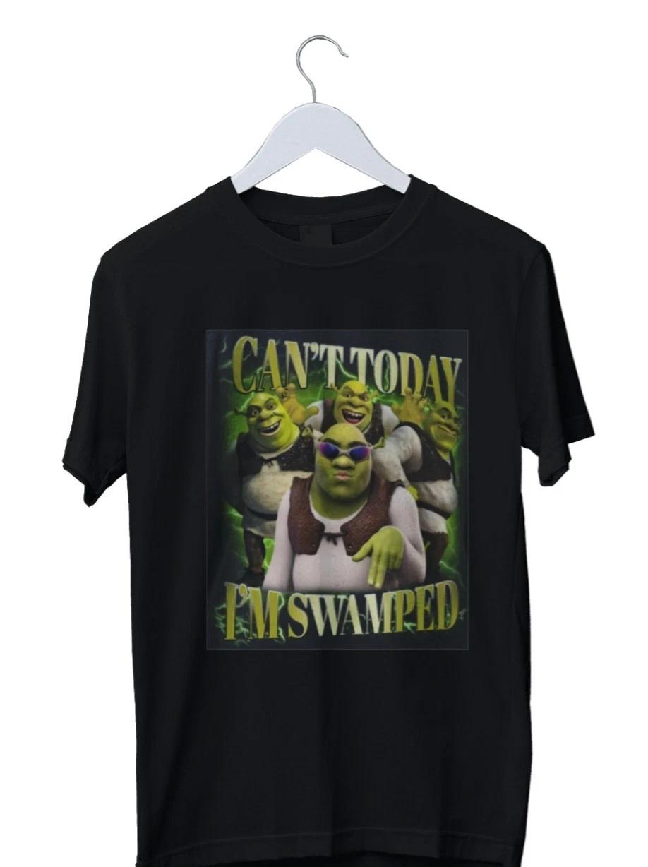 Unisex Adult Funny Graphic Can t Today I m Swamped Fiona And Shrek ... XXXXL