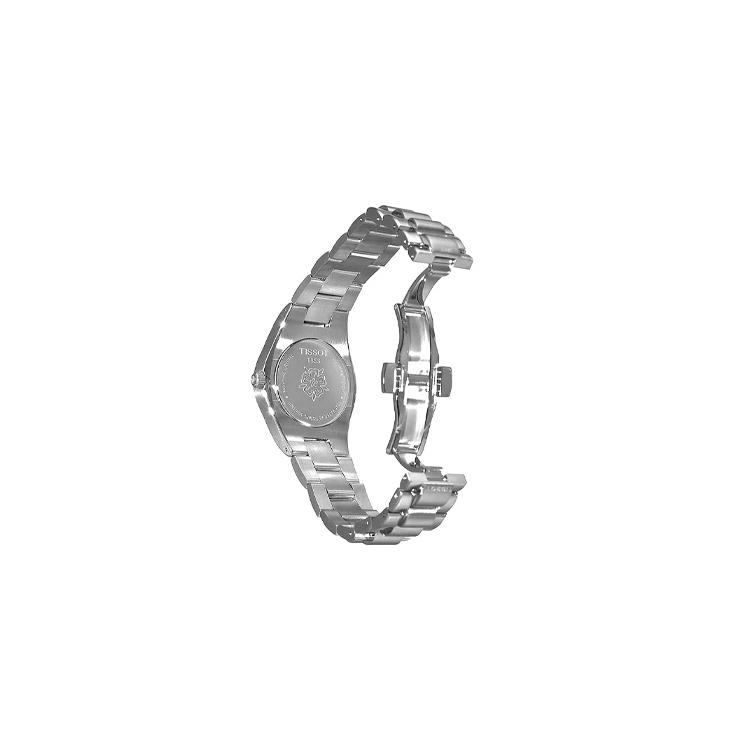 Tissot Zegarek Damski Gran Collection z Mechanizmem Kwarcowym 32mm Biała Tarcza Koperta ze Stali Nierdzewnej T043.210.11.117.01