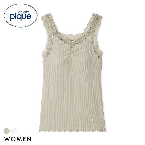 Gelato Pique Women s Cool Touch Teleco Lace Cup Tank Top with Pad Gelato Pique Room Wear Gelato Pique