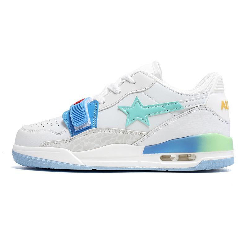 

Sneakers men s youth spring new aj niche tide shoes air cushion Putian pentagram heightening men s shoes 36