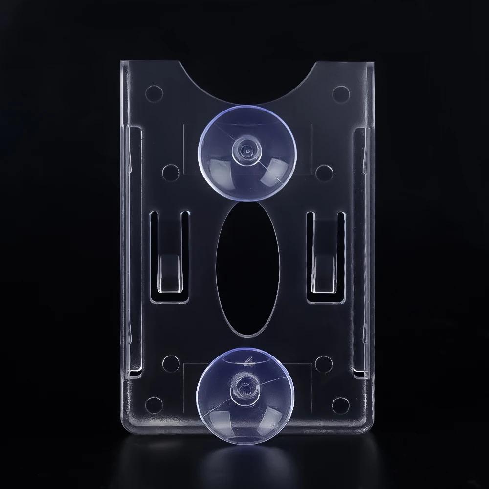 Car Card Sleeve Parking Ticket Suction Cup Clip Holder Auto Fastener Windscreen Park Card Organizer Stickers ID IC Clip Covers