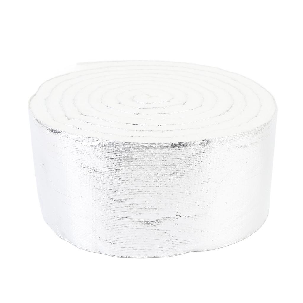 Thermal Insulation Tape 1000 degrees C Heatproof IMPA813872 Aluminum Foil Pipe Wrap Insulated Tape for Auto Parts Home