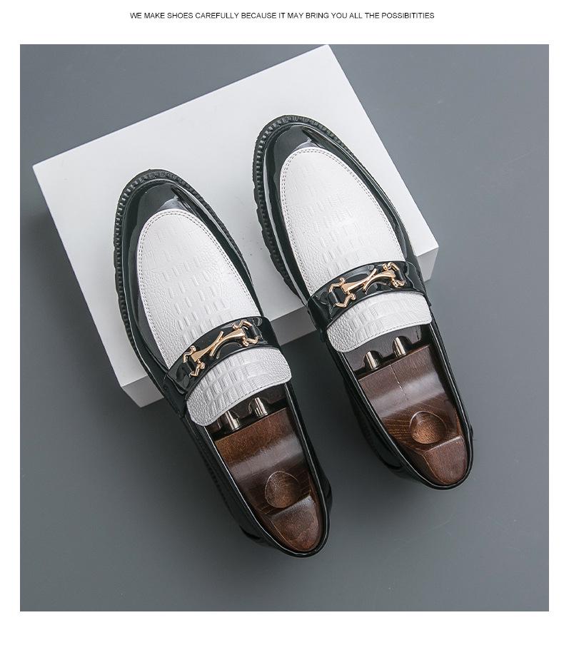 Herren Übergröße Spitzschuh Leder Slipper: Formelle & Freizeitliche Slipper im Britischen Stil für das Büro