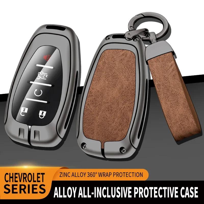 Zinc Alloy Car Remote Key Case For Chevrolet Onix Equino Orlando Cruze Spark Sonic Camaro Volt Bolt Trax Malibu Blazer Traverse