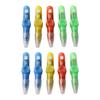 10PCS Rotating Ballpoint Pen With LED Light For Stress Relieving And Night Writing Perfect For Students And Workers
