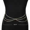 European and American Sexy Simple and Fashionable Multi-layer Chain Waist Chain Women Bikini Waist Decoration Belt Chain Body Chain