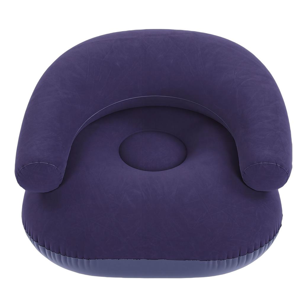 Nafukovací pohovka Ch Nafukovací přenosná pohovka Jednoduché křeslo s područkou pro Balkon Podlahové sezení PVC Vločkování