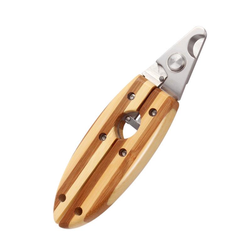 

Pet Nail Clippers for Dogs & Cats - Bamboo Wood Handle 92719.01