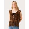 DIMANAF 2026 New T-Shirt Knitting Lace Vest Women Buttons O-Neck Hollow Summer Style Basic Tops Tees Loose Clothing