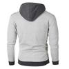 Men's  Leisure  Double Pull  Cardigan  Hooded Hood  Coat