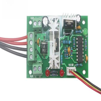 120W For PWM DC Motor Speed Controller for 10V 12V 24V 30V Forward Reverse Rotation with External Potentiometer Knob