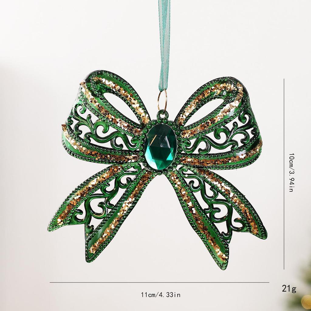 Gradient Color Snowflake Christmas Ornaments - Acrylic Decorations