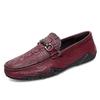 Fashion Leather Men Shoes Luxury Trendy 2024 Casual Slip On Formal Loafers Men Moccasins Italian Black Male Driving Shoes Sneakers