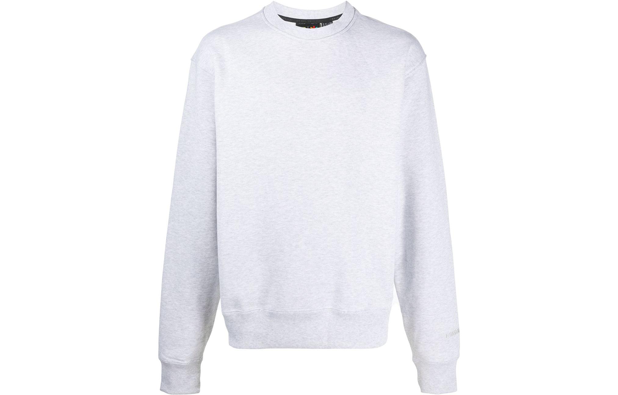 Adidas Sweatshirts Unisex Gray Crew Neck Moderate Regular GM1973 XS