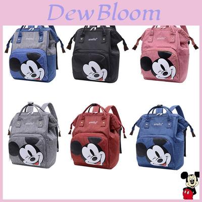 Multi-functional Mickey Mommy Bag For Stylish Moms With Oxford Fabric And Cartoon Patterns 30l Capacity