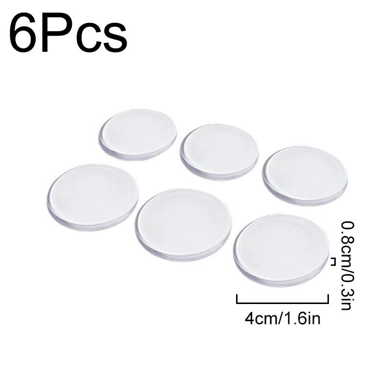 

6Pcs Home Supplies Reuse Wall Sticker Modern Simplicity Door Handle Convenient Collision Pad Thick Silicone S