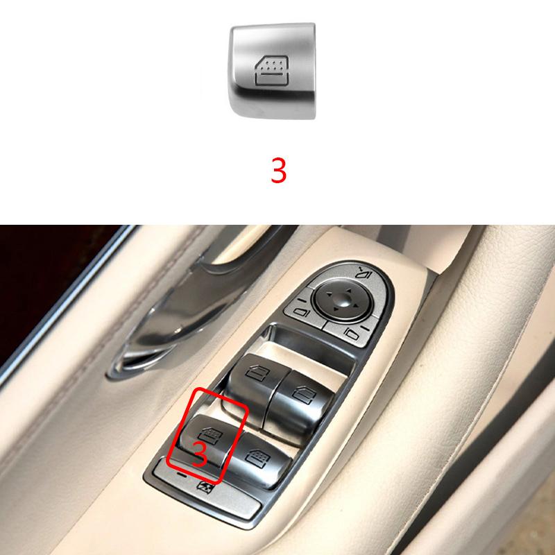 Car Rear Window Switch Button Cover Vehicle Door Glass Control Switch Cap For Mercedes Benz W222 For S Class 2014-