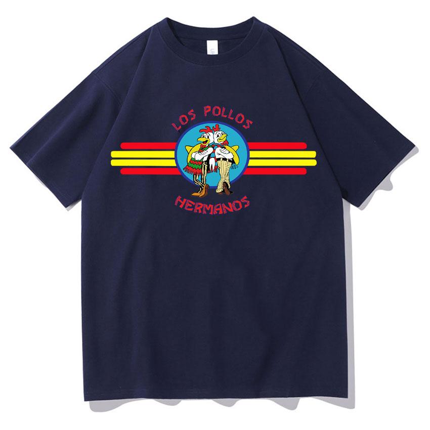 TV Series Tshirts Funny Los Pollos HerUnisexos Chicken Brothers Oversized Tee Shirt Unisex Cozy Tshirt Streetwear Summer Casual Tees