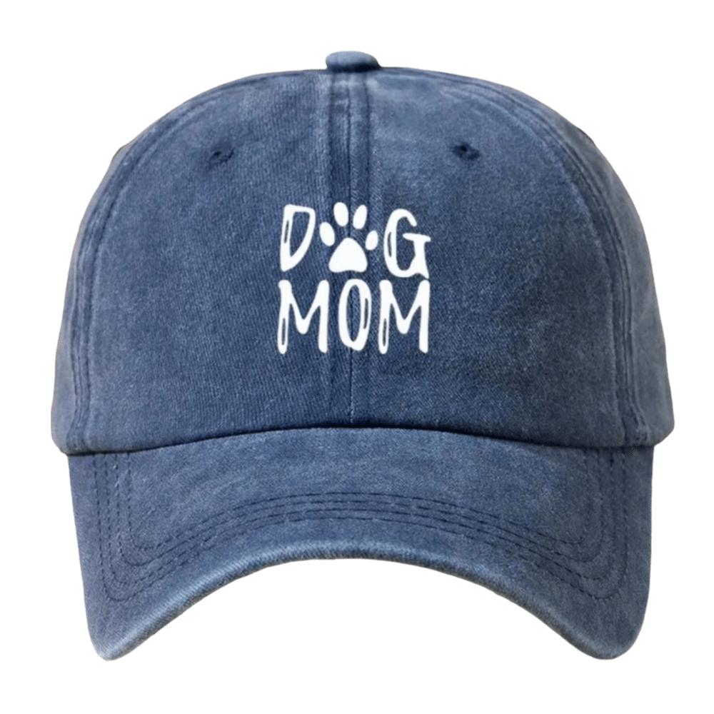 Dog Mom Pattern Baseball Hat Printed Sunshade Cap Casual Duckbill Cap  Dog Lover's Gift