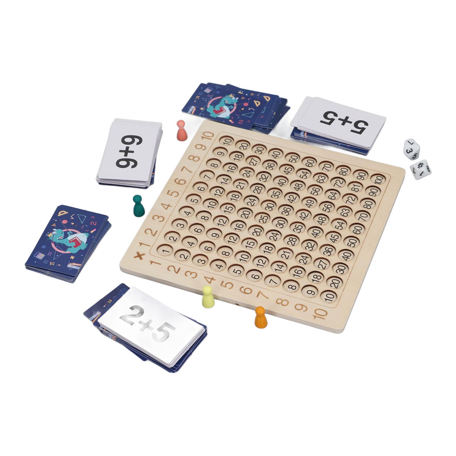 

Доска для умножения и сложения 2 в 1 деревянная обучающая математическая игрушка для детей