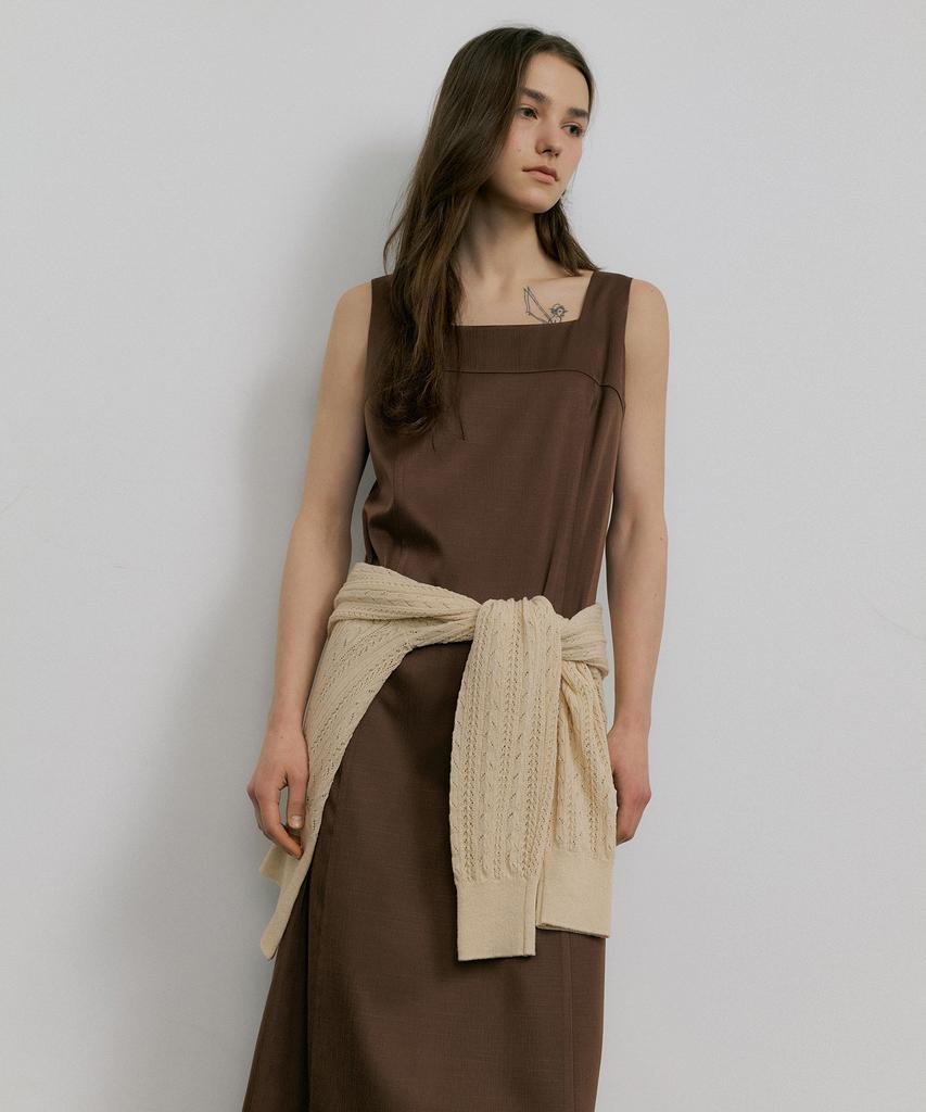 OCTETTE Iris Satin Square Neck Ops_2Color