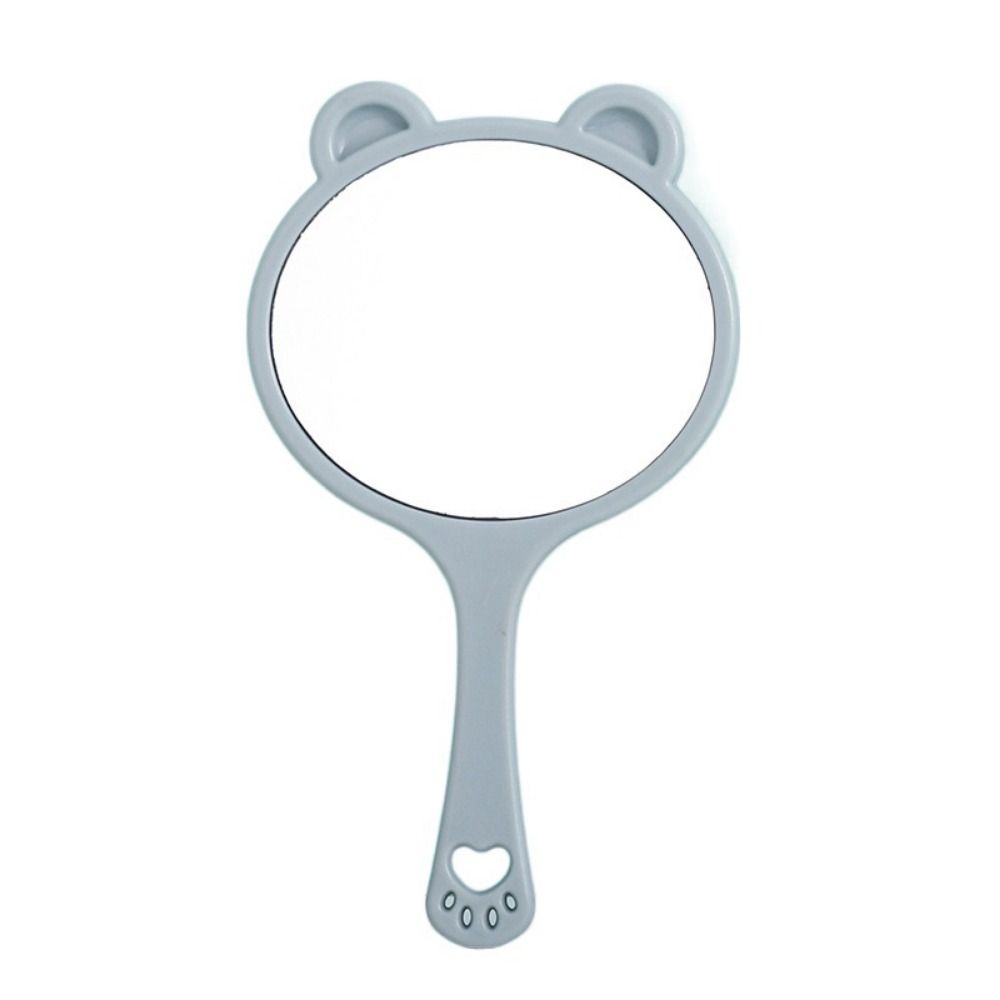 Cartoon Bärenkralle Spiegel Einzigartiger Kosmetikspiegel Tragbarer Bärenkopf Handspiegel Mädchen